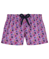 Baby Swim Shorts Micro Ronde Des Tortues Rainbow Glycine front view