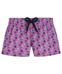 Baby Swim Shorts Micro Ronde Des Tortues Rainbow Glycine front view