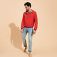 Jeans uomo a 5 tasche in cotone Marché Provencal Light denim w3 vista frontale indossata