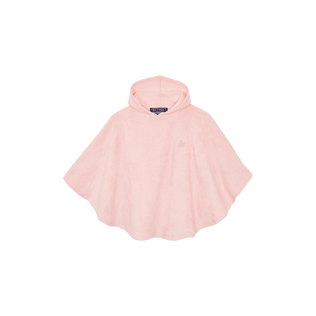 Jacquard Turtles Frottee-Poncho für Babys Peony Vorderansicht