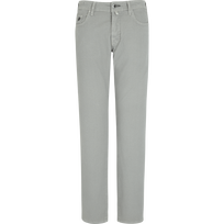 Men Gabardine Pants Regular Fit Micro Dot Caviar front view