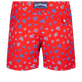 Costume da bagno uomo con ricamo Micro Ronde Des Tortues - Edizione limitata Papavero vista posteriore