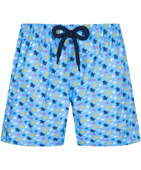 Maillot de bain stretch garçon Micro Ronde Des Tortues Rainbow Divin vue de face