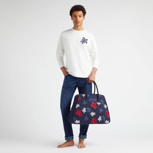 Men 5-Pockets Denim Pants Tropical Flowers Med denim w2 details view 1