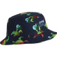 Cappello da pescatore uomo Tortues Rainbow Multicolor - Vilebrequin x Kenny Scharf Blu marine vista frontale