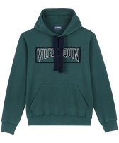 Sudadera en algodón de color liso para hombre Pine vista frontal