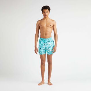 Men Ultra-Light and Packable Swim Shorts Requins Lagoon front worn view
