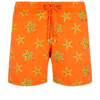 Men Swim Shorts Embroidered Starfish Dance - Limited Edition Tango front view