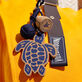Turtle Cork Keyring Marineblau Details Ansicht 2