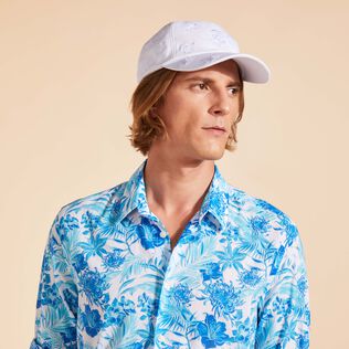 Turtles All Over 刺绣帽子 White 正面穿戴视图
