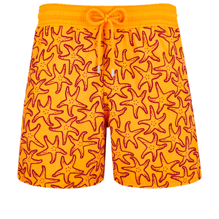 Men Swim Trunks Flocked Starlettes