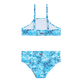女童 Brassiere Flowers 扎染两件式泳衣 Navy 后视图