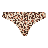 女士 Midi Brief Turtles Leopard 比基尼泳裤 Straw 正面图