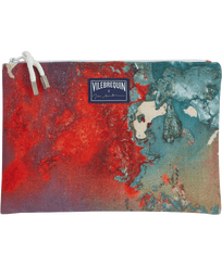 Andere Bedruckt - Gra Unisex Strandbeutel aus Leinen – Vilebrequin x John M Armleder, Multicolor Vorderansicht