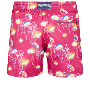 Men Ultra-light and packable Swim Trunks Neo Medusa Burgundy back view