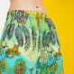 Damen Andere Bedruckt - Jungle Rousseau Hose aus Baumwolle für Damen, Ginger Details Ansicht 3