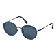 White Tulipwood Women and Men Sunglasses - VBQ x Shelter Navy back view