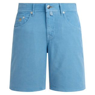 Men 5-Pockets Corduroy Bermuda Shorts Divine front view