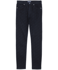 Mujer Autros Estampado - Pantalones ajustados con estampado Micro Ronde Des Tortues para mujer, Dark denim w1 vista frontal