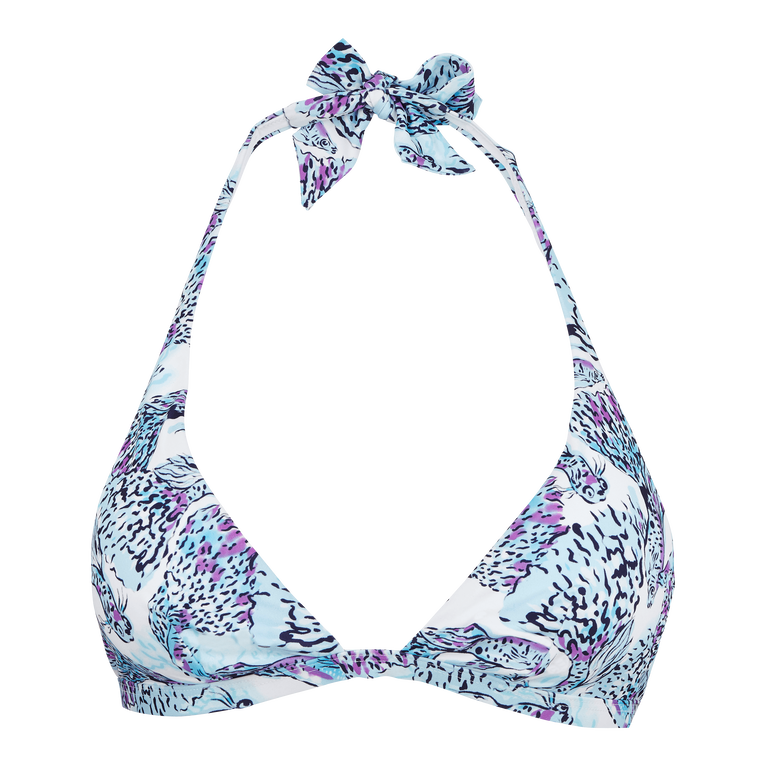 Isadora Fish Neckholder-bikinioberteil Für Damen - Fleche - Weiss - Größe XS - Vilebrequin