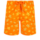 男童 Micro Ronde Des Tortues 刺绣泳装 - 限量版 Apricot 正面图