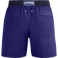 Bañador de lana para hombre Super 120' Purple blue vista trasera