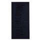Solid Organic Cotton Beach Towel Navy front view