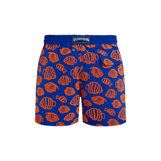 Men Swim Shorts Flocked Fishy Vibes Marrakech back view