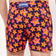 Maillot de bain court stretch homme Stars Gift Bleu marine vue portée de dos