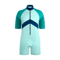 Rash guard intera uomo Tricolore Blue note vista frontale