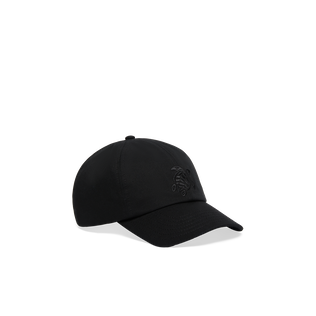 Unisex Cap Solid Black front view