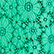 Women Guipure Pants Flowers Lace Green paradise 