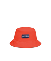 Unisex Terry Bucket Hat Poppy red front view