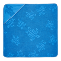 Baby Beach Towel Turtle Jacquard Solid Palace front view