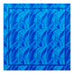 Pañuelo de seda unisex con estampado Les Draps Froissés Azul neptuno vista frontal