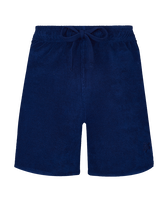 Women Terry Shorts Solid Ink front view