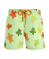 男士 Tortue Multicolore 刺绣游泳短裤 - 限量款 Macaroon 正面图