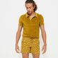 Men Embroidered Swim Shorts Micro Ronde Des Tortues - Limited Edition Bark details view 1