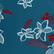 Flowers Power Badeshorts mit Stickerei für Herren Peacock 
