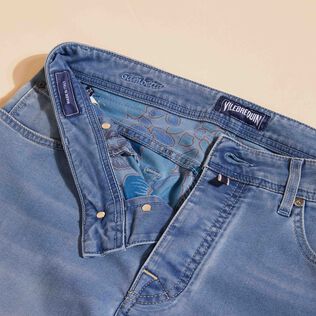 男士 Tropical Turtles 五口袋牛仔长裤 Light denim w3 细节视图2