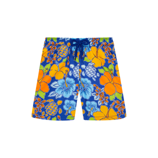 Boys Swim Shorts Tropical Turtle Marrakech front view