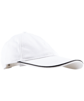 Unisex Cap Solid White front view
