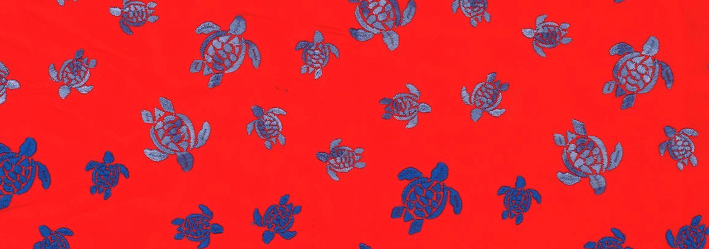 Pantaloncini mare uomo lunghi ultraleggeri e ripiegabili Micro Ronde des Tortues Papavero stampe