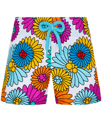 Girls Others Printed - Girls Swim Short Marguerites, White front view