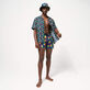 男士 Tortues Rainbow Multicolor 弹力泳裤 - Vilebrequin x Kenny Scharf 合作款 Navy 细节视图2