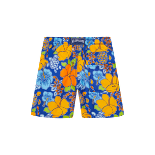 Boys Swim Shorts Tropical Turtle Marrakech back view
