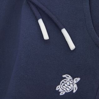 Joggers con tortuga bordada para niño Azul marino detalles vista 4