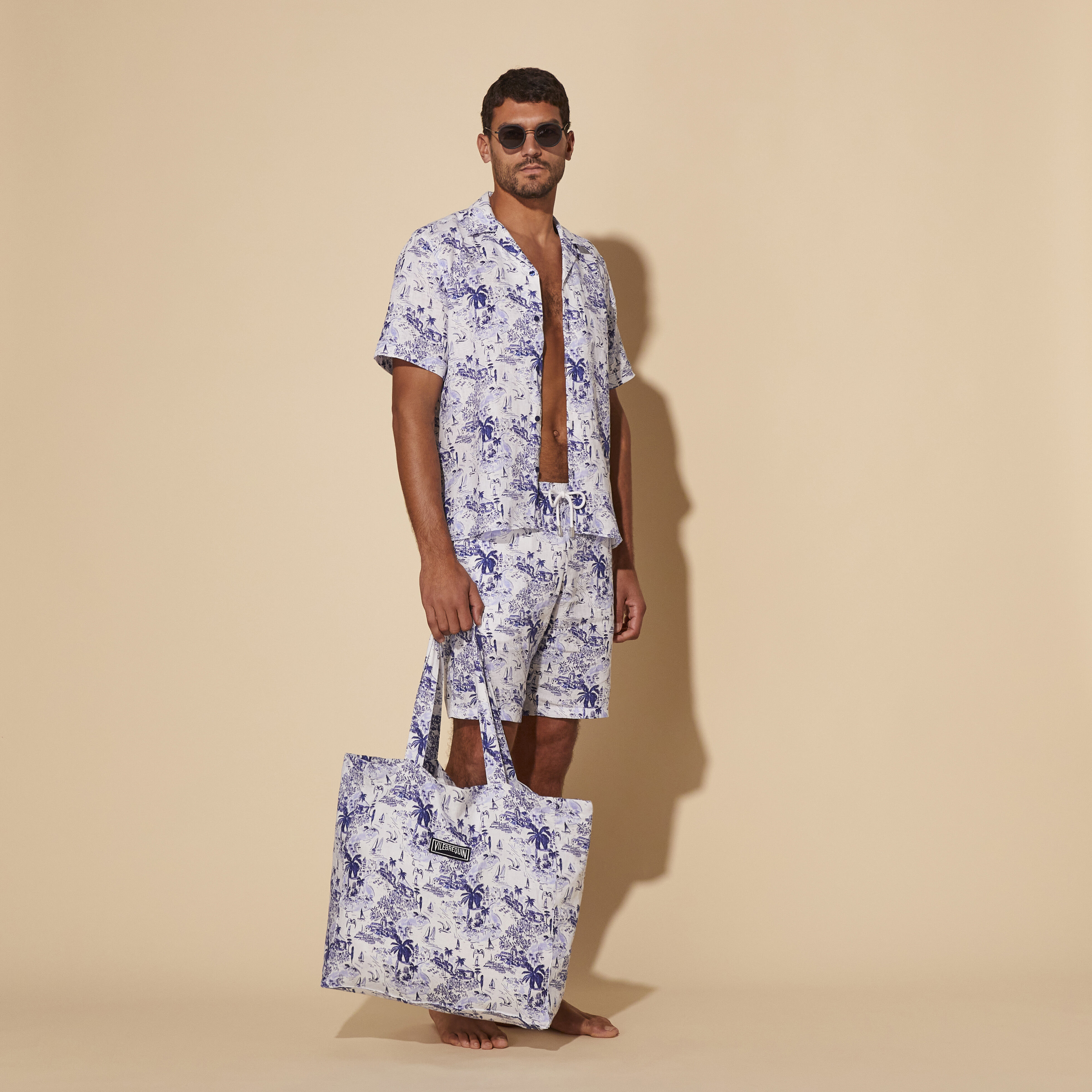 Camicia bowling uomo in lino Riviera Camicie uomo Vilebrequin