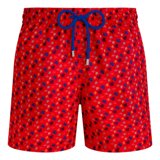 Bañador ultraligero y plegable con estampado Micro Ronde Des Tortues Rainbow para hombre Amapola vista frontal