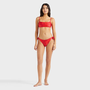 Haut de maillot de bain brassière femme Flower Power Lipstick vue portée de face
